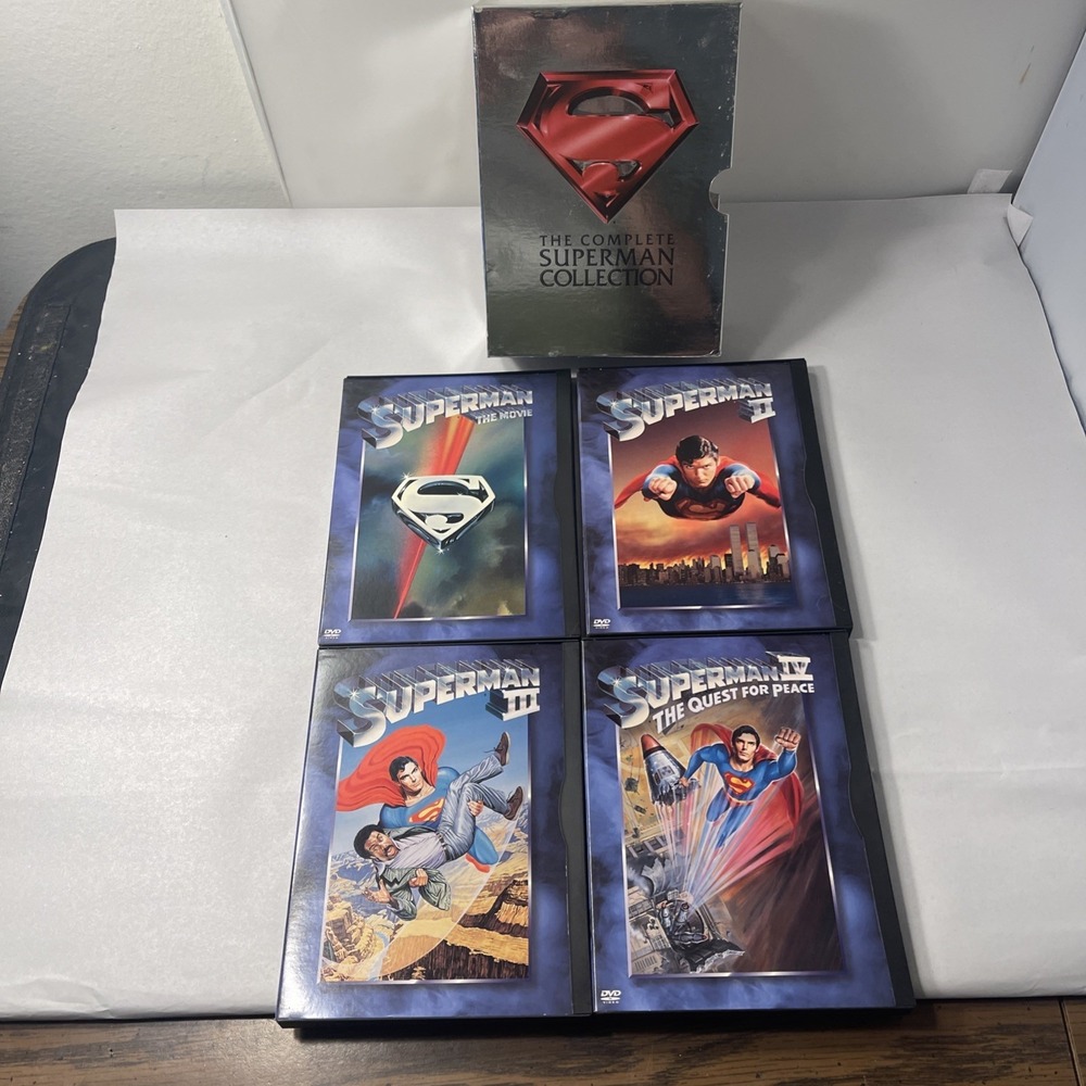 Complete Superman Collection Box Set (DVD, 2001, 4-Disc Set) - Picture 1 of 9